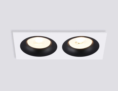 Светильник встраиваемый TN102732/2 WH/BK белый/черный GU5.3 175*92*23