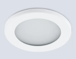 Светильник встраиваемый TN6630 WH белый IP44 GX53 D100*60