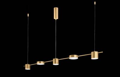 Светильник подвесной Crystal Lux TRISTAN SP5 L1200 GOLD 3691/205