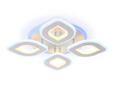 Потолочный светодиодный светильник с пультом FA8841/4 WH белый 3000K/4200K/6400K 80W 500*500*80 (ПДУ РАДИО 2.4G)