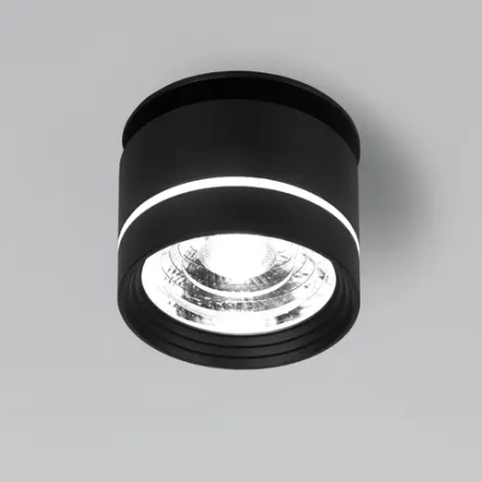 Встраиваемый светодиодный светильник 8W 4200K чёрный 25035/LED