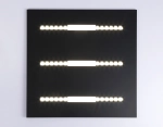 Светодиодная панель в стиле техно DPS1071 BK черный 48W 4000K 175-265V IP20 4080LM 595*595*14
