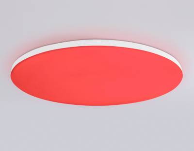 Потолочный светодиодный светильник с Wi-Fi Яндекс Алисой/Tuya/Smart Home/Alexa  FZ2003 WH белый IP54 30W 3000K-6500K+RGB D450*60 (ПДУ ИК