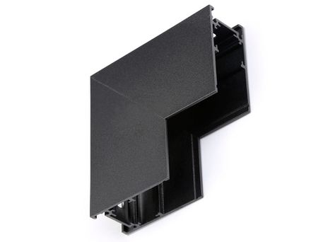 Коннектор угловой внутренний для накладного шинопровода Magnetic GL3378 BK черный 85*85*H26.9