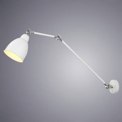 Бра Arte Lamp BRACCIO A2055AP-1WH, 1хE27