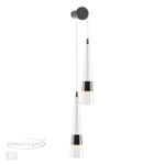 5044/24WL L-VISION ODL24 301 глянц.темн.хром/прозрачный/металл/стекло Бра LED 24W 3000K 2536Лм LUMP