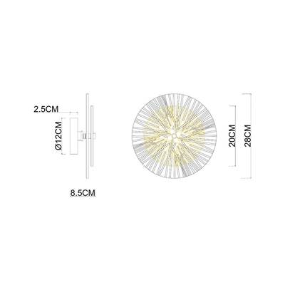 Декоративная подсветка Arte Lamp AJOUR A1259AP-1PB, 1хLED