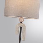 5410/1FA MODERN ODL_EX24 169 черный матовый/серый /металл/полирезин/ткань Торшер E27 1*60W BAGEL