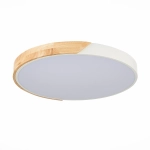 SLE200952-01 Светильник потолочный Белый, Светлое дерево/Белый LED 1*45W 3000K/4000K/6000K