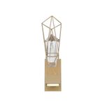 SL815.201.01 Бра ST-Luce Матовое золото/Матовое золото, Прозрачный LED 1*6W 4000K