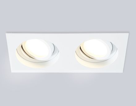 Светильник встраиваемый TN102759/2 WH белый IP20 GU5.3/2 200*100*32