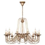 Подвесная люстра Chateau 2163-12P, 12*E14*40W. ТМ F-Promo
