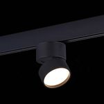 ST809.446.09 Магнитный трековый светильник Черный LED 1*9W 4000K 600Lm Ra&gt;90 120° IP20 D85xH126 48VV