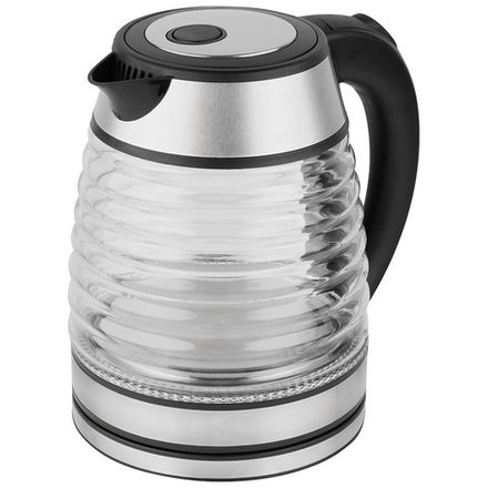 Чайник Homestar HS-1046 (1,5 л.) стекло, пластик черный