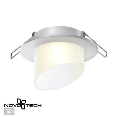 370897 SPOT NT22 318 белый Светильник встраиваемый IP20 GU10 9W 220V LIRIO