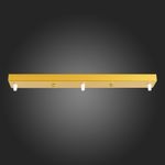 SL001.213.03 Потолочное крепление на 3 лампы (прямоугольное) ST-Luce Золотистый