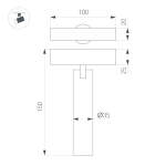 Светильник MAG-SPOT-25-R120-12W Warm3000 (WH, 30 deg, 24V) (Arlight, IP20 Металл, 5 лет)