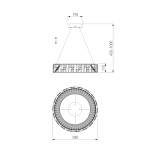 Подвесной светодиодный светильник 90373/1, LED