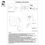 SL432.151.02 Бра ST-Luce Хром/Разноцветный G9 2*3W