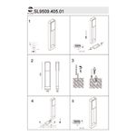 SL9509.405.01 Светильник уличный наземный ST-Luce Черный/Белый LED 1*15W 4000K