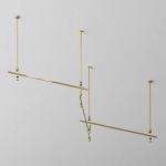 Шинопровод 1 м Flarity латунь, TRX154-111BS. TM Maytoni