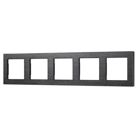 Рамка алюминиевая FRM-PRESTO-ALS-5-BK (Arlight, -)