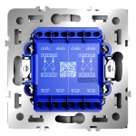 VLS020502 Перекрестный переключатель встраиваемый VOLTUM S70 двухклавишный 10А, (белый матовый). (ТМ Maytoni)