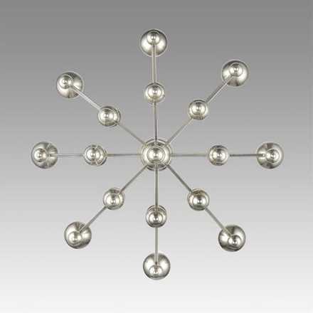 8107/8 MODERNI LN26 128 никель, металл Люстра Е14 8*40W 220V NANA