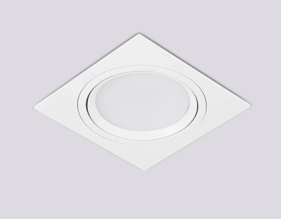 Светильник встраиваемый поворотный точечный TN51915 WH белый GX53 max 12W 115*115*23