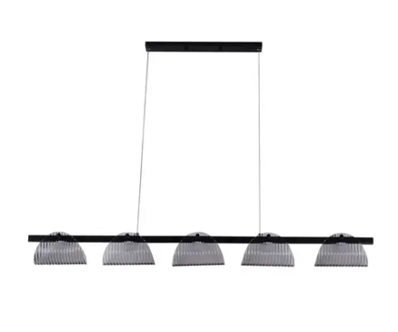 Люстра Каспи черный L132 h150 Led 5*6W (4000K)