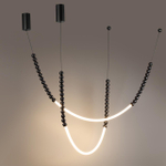 7149/24CL HIGHTECH ODL26 221 светильник черный/акрилл/металл IP20 LED 25W 1600Лм 3500K 300° 220V MONELLA