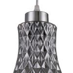 Подвесной светильник Escada 10193/1S E27*40W Chrome/Smoke
