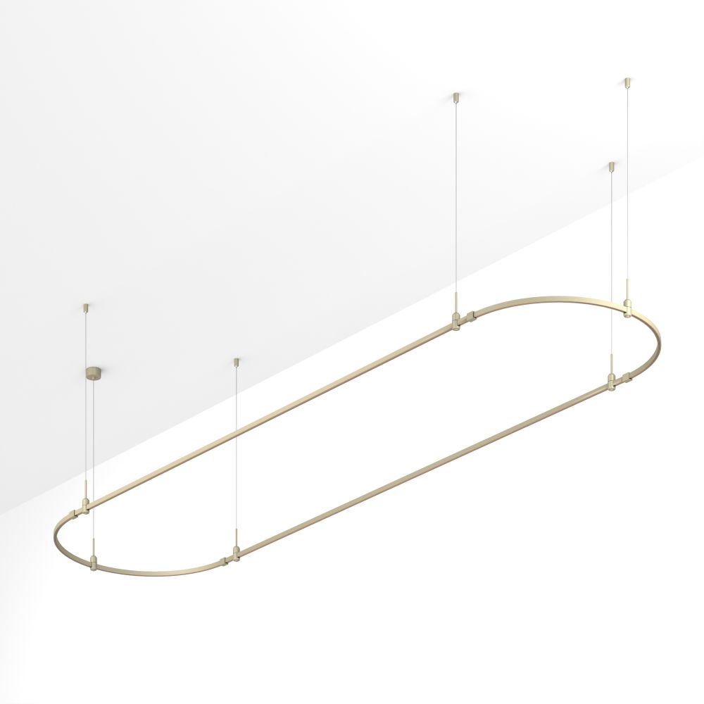 Основание ART-APRIORI-OVAL-HANG-4000x1000 (OG) (Arlight, IP20 Металл, 3 года)