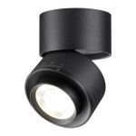 358946 OVER NT22 418 черный Светильник накладной светодиодный IP20 LED 4000К 18W 220V EDDY