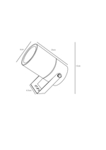 Прожектор Arte Lamp MISTERO A3303AL-1WH, 1хGU10