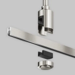 Крепление потолочное Long 700мм с вводом питания Flarity платина, TRA159C-B1-PT. TM Maytoni