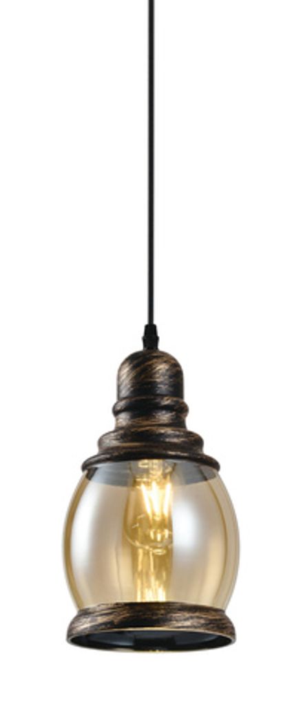 Подвесной светильник Escada 1101/1 E27*60W Wenge/Bronze