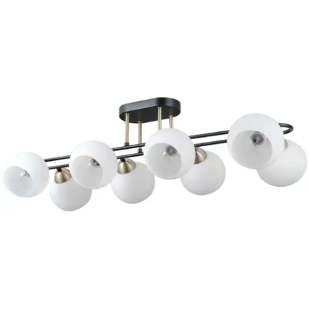 IL0790-8CSQ-25 BK AB TRENTO светильник потолочный ILLUMICO, E27х8