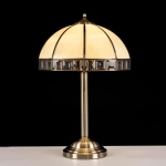 Citilux Шербург-1 CL440811 Настольная лампа витражная Бронза