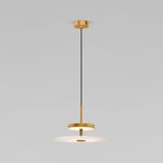 Светодиодный подвесной светильник с мраморным рассеивателем 40342 LED латунь