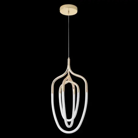 Светильник подвесной Crystal Lux PERA SP50W LED GOLD 3491/250