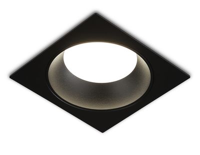 Светильник встраиваемый TN52339 SBK черный песок GX53 max 12W 115*115*25