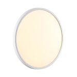 7659/32L MITRA LED SN 52 Светильник пластик/белый LED 32Вт 3000/4000K D400 IP40 ALFA WHITE