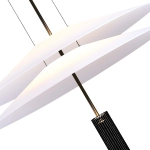 SL6101.403.01 Люстра подвесная ST-Luce Черный/Белый LED 1*10W 3000K