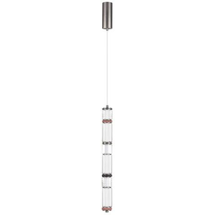 5456/18L L-VISION ODL_EX26 045 темный сатин.никель/терракот/черный Подвес LED 22W 4000K COLLIER