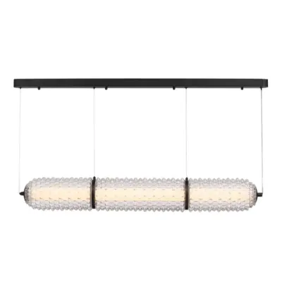 SL6144.413.01 Светильник подвесной ST-Luce черный/прозрачный LED 1*37W 4000K