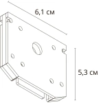 Заглушка для магнитного шинопровода Arte Lamp LINEA-ACCESSORIES A484233E