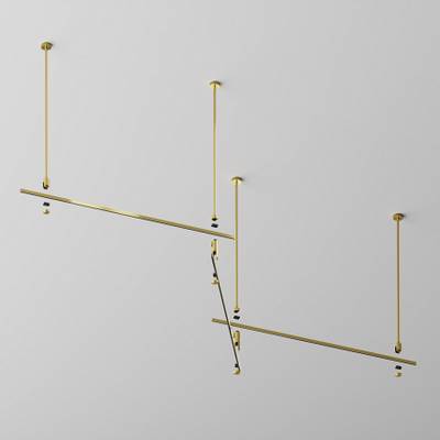 Шинопровод 1 м Flarity латунь, TRX154-111BS. TM Maytoni