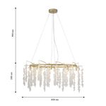 Подвесная люстра Desmi 4108-8C. ТМ Favourite