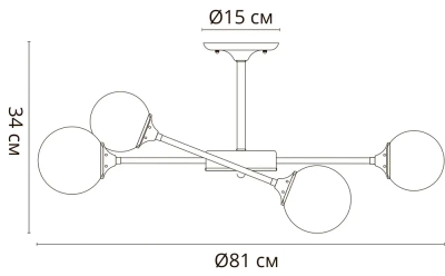 Потолочная люстра Arte Lamp MARCO A2703PL-8SG, 8хE14